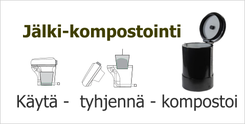 Jälki-kompostointi Käytä -  tyhjennä - kompostoi