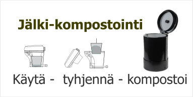 Jälki-kompostointi Käytä -  tyhjennä - kompostoi