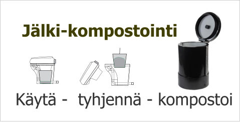 Jälki-kompostointi Käytä -  tyhjennä - kompostoi