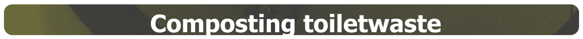 Composting toiletwaste